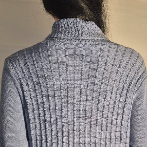 ARCHITECT Cardigan knit sweater, Blue in size 2XL - Picture 3 of 16